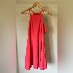 Lulu's Coral Pink Mini Dress